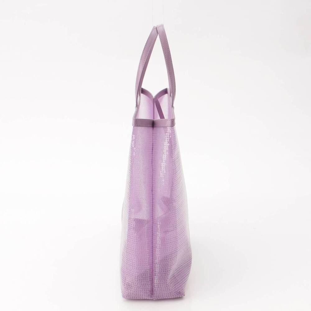 Prada Sequin Mesh Tote Bag Pouch Purple - Picture 3 of 10